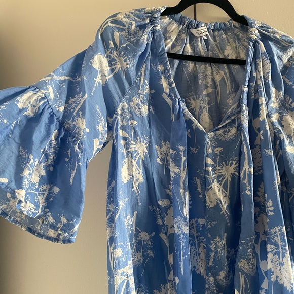 & OTHER STORIES tie neck drop waist dress - Picture 3 of 4